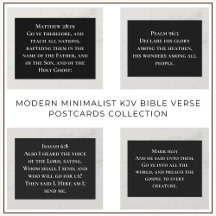 KJV Bible Verse Postcards