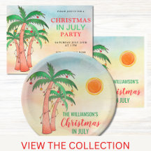 Christmas In July Watercolor Collection