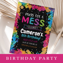 BIRTHDAY INVITATIONS