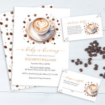 Gender Neutral Baby is Brewing Coffee Baby Shower