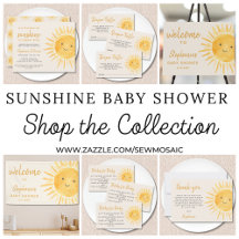 Sunshine Baby Shower Collection