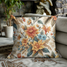 Floral Throw Pillows