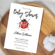 Ladybug Baby Shower Collection