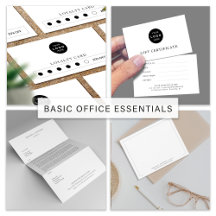 Simple minimalist business stationery templates