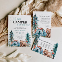 A Little Camper Forest Baby Shower
