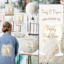 Bridal Shower with Pearls and Prosecco