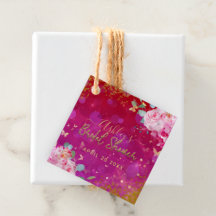 Pink Floral Fancy Elegant Romantic Bridal Shower 