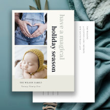 Bold Bright Christmas Seasons Greetings