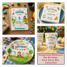 Playground Adventure 6th Birthday Party collection