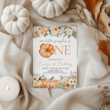Little Pumpkin 1st Birthday Collection