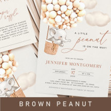 A Little Peanut - Elephant Brown