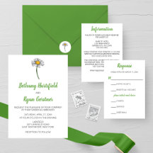 Minimalist Daisy Wedding Collection