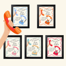 Audio guestbook message doodle whimsical sign