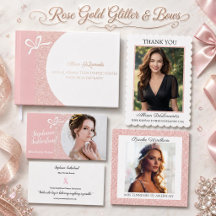Rose Gold Glitter Pageant