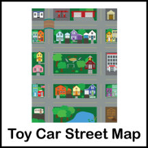 Toy Car Street Map