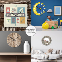 Unique Clocks Tick Tock
