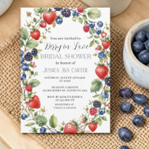 Berry in love Berries Bridal shower