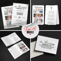 Elegant Funeral Memorial Collection