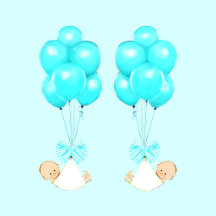 TWIN BOYS BABY SHOWER DECORATIONS AND GIFTS