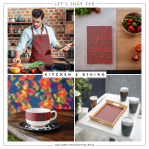 Red Tribal Pattern Art