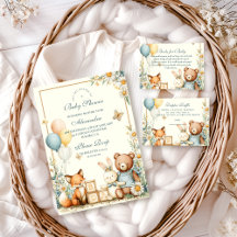 Woodland Baby Friends Baby Shower