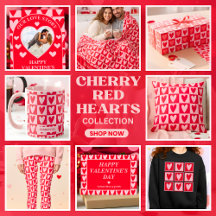 Cherry Red Hearts Collection