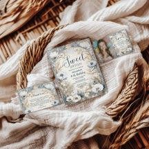 Ivory Wildflower Art Nouveau Sweet Sixteen