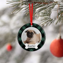 Pet Dog Custom Photo Christmas Ornaments