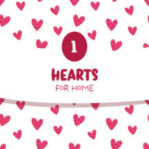 Hearts pattern Nº1 for home