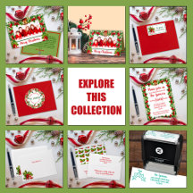 Christmas Holly Leaves and Berries