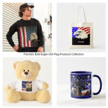 Patriotic Bald Eagle USA Flag Products