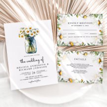 Daisies Floral Wedding Suite