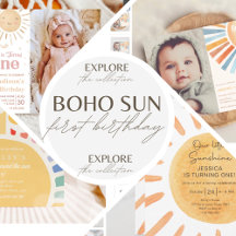 Boho Sunshine ☀️ First Birthday Theme