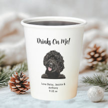 Dog Wedding Paper Cups