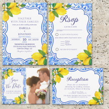 Mediterranean Tiles Summer Wedding 