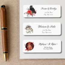 Cute Watercolor Return Address Labels