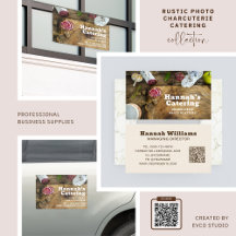 Rustic Photo Wooden Board Charcuterie Catering