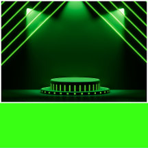 Neon Green Solid Color