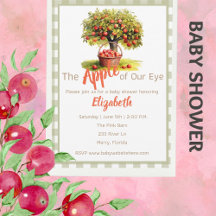 The Apple of Our Eye Baby Shower 