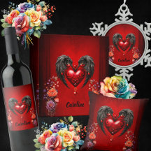 The heart with black wings,