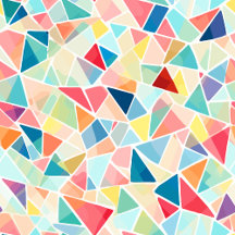 Geometric Kaleidoscope Y2K Pattern
