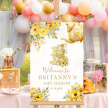 Floral Tea Party Baby Shower