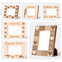 Floral Engraved Picture Frames