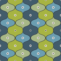 Retro Wave Blue/Green