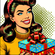 Retro Birthday Stickers with Vintage Vibes