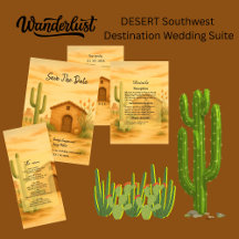 Desert Southwest Golden Sunset Destination Wedding