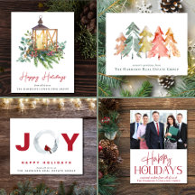 Corporate Christmas Holiday and New Year Cards