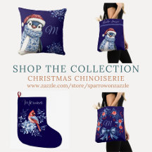 Elegant Blue Chinoiserie Gift Suite for Women