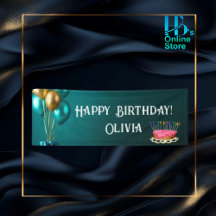 Banners -  Happy Birthday (Customizable)