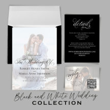 Wedding Black and White Stationery Suite